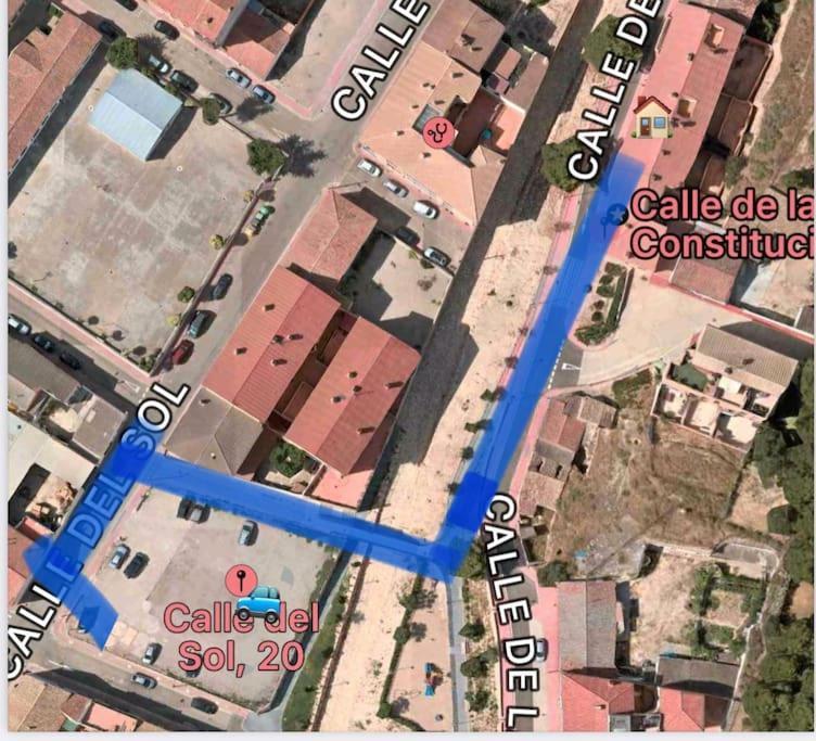 El Llano Job&Family Apartman La Puebla de Alfindén Kültér fotó